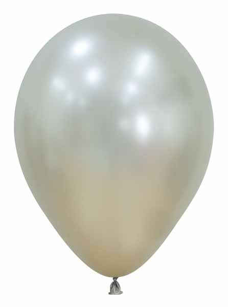 Sempertex 11-Inch Silk Cream Pearl Latex Balloons, 50 Count