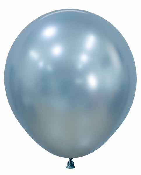Sempertex Silk Arctic Blue 18-Inch Latex Balloons, 25 Count
