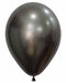 Sempertex 11-Inch Silk Midnight Grey Latex Balloons, 50 Pack
