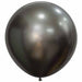 Sempertex Silk Midnight Grey 24-Inch Latex Balloons, 10 Count