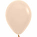 Sempertex 11" Pastel Matte Nude Latex Balloons, 50 Count