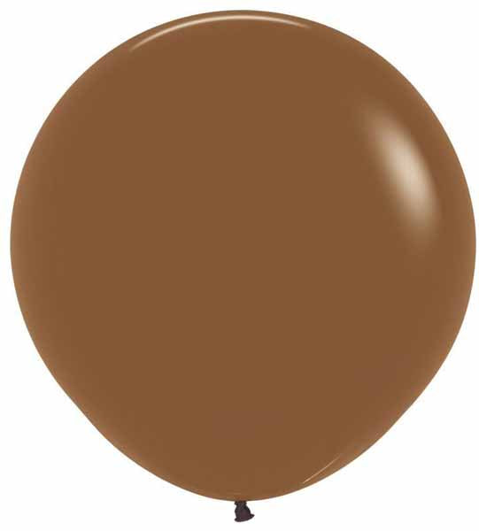 Sempertex Coffee Brown 36-Inch Latex Balloons, 2-Pack