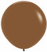 Sempertex Coffee Brown 36-Inch Latex Balloons, 2-Pack