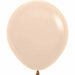 Sempertex 18-Inch Pastel Matte Nude Latex Balloons, 25 Count