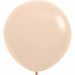 Sempertex 24-Inch Pastel Matte Nude Latex Balloons, 10-Pack