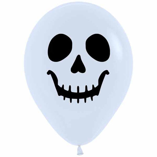 SKULL FACE 11" WHITE SEMPERTEX 50/BG