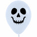 SKULL FACE 11" WHITE SEMPERTEX 50/BG