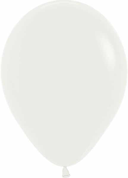Sempertex Almond White 11" Latex Balloons, 50 Count