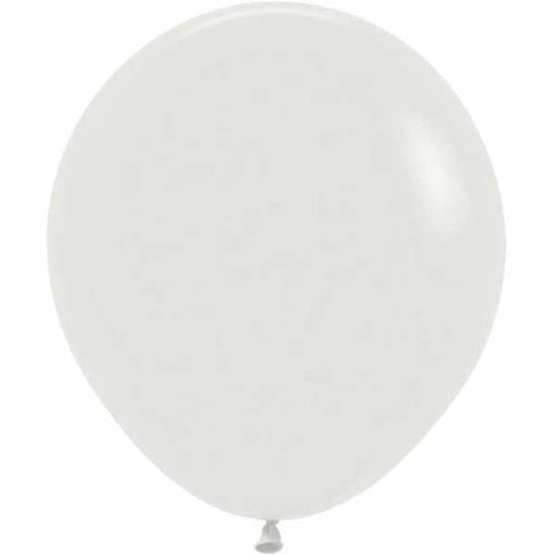 Sempertex Almond White 18-Inch Latex Balloons, 25 Count