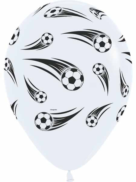 Sempertex Soccermania Kick 11-Inch Latex Balloons, 50 Pack