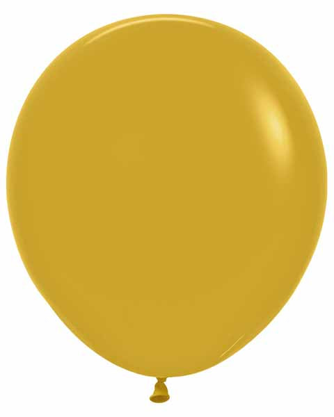 Sempertex Mustard #023 18-Inch Latex Balloons, 25 Count