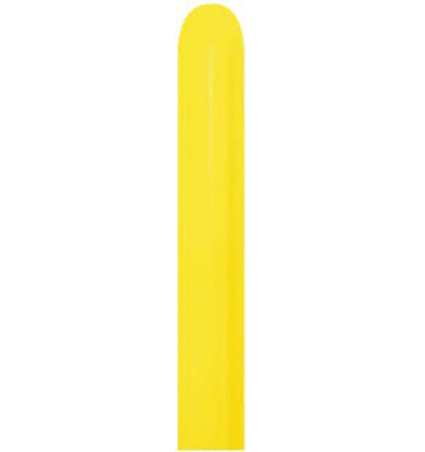 Sempertex Yellow 360 Latex Twisting Balloons, 50 Count
