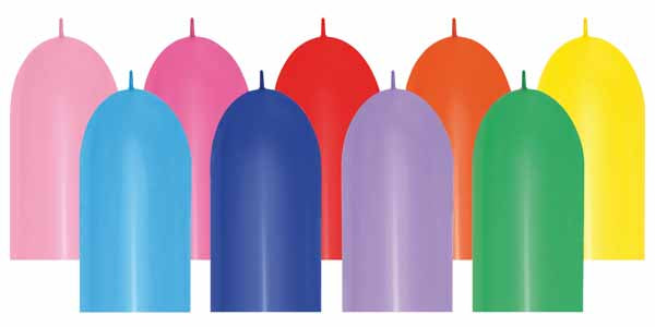 Sempertex 260 Fashion Assorted Latex Twisting Balloons, 50 Count