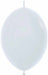 Sempertex White 12-Inch Link-O-Loons Latex Balloons, 25 Pack