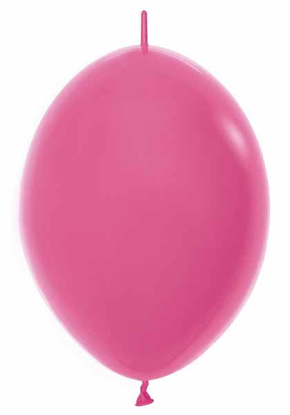 Sempertex Fuchsia 12-Inch Link-O-Loons Latex Balloons, 25 Count