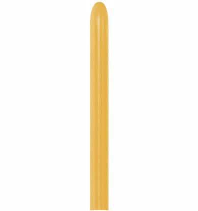 Sempertex 160 Metallic Gold Twisting Balloons, 50 Count