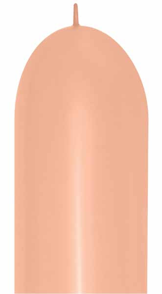 Sempertex 360 Peach Blush Latex Balloons, 50 Count
