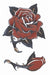 Tinsley Transfers Rose 1940 Vintage Temporary Tattoo