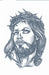 Tinsley Transfers Jesus Portrait Temporary Tattoo