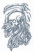 Reaper Prison Temporary Tattoo