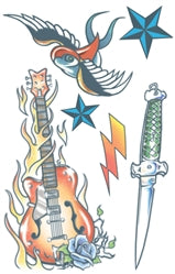 Tinsley Transfers Sold Our Souls Rock Star Temporary Tattoo