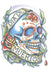 DAY OF THE DEAD TEMP TATTOO - LA ROSA