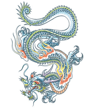 Tinsley Transfers Extra Large Dragon Temporary Tattoo