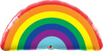 Bright Rainbow 36-Inch Shaped Foil Balloon