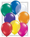 Qualatex 9-Inch Jewel Assortment Latex Balloons, 100 Count