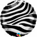 Zebra Stripes 18-Inch Round Balloon