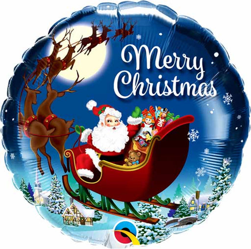 Christmas St. Nick 18-Inch Round Foil Balloon