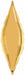 13 Inch Metallic Gold Taper Mini Shape Foil Balloon