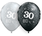 30 All-Around Print 11-Inch Latex Balloons, 50 Count