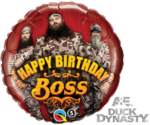 Duck Dynasty Birthday Boss 18-Inch Foil Balloon