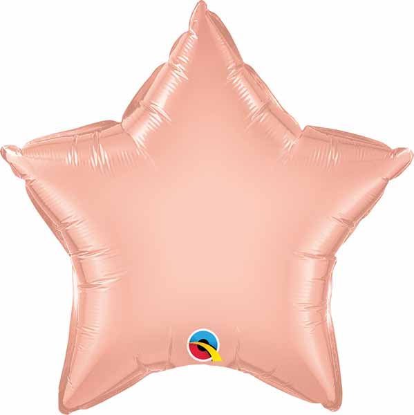 20-Inch Rose Gold Star Foil Balloon