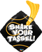 Shake Your Tassel! 37-Inch Shaped Foil Graduation Balloon