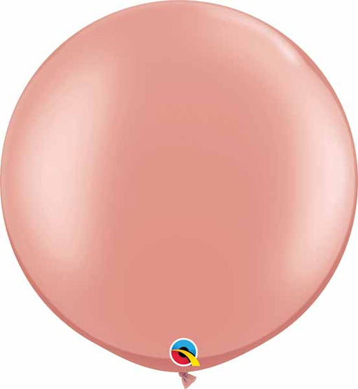 Qualatex 30-Inch Rose Gold Latex Balloons, 2-Pack