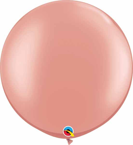 Qualatex 30-Inch Rose Gold Latex Balloons, 2-Pack