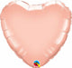 Qualatex 36 Inch Rose Gold Heart Foil Balloon
