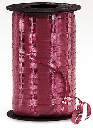 Burgundy Marsala Curling Ribbon, 500 Yards