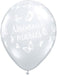Nouveaux Mariés Butterfly 11-Inch Latex Balloons, 50 Count
