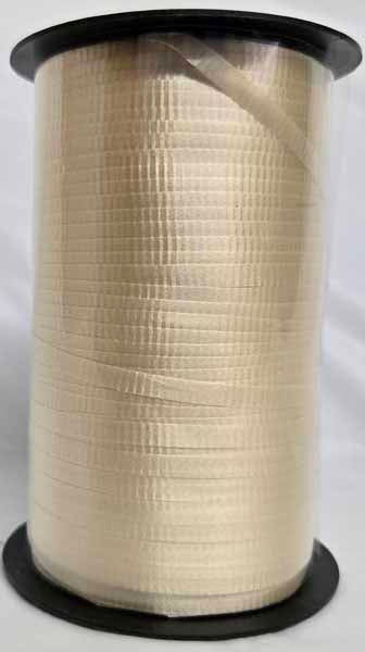 White Gold Curling Ribbon, 500 Yards