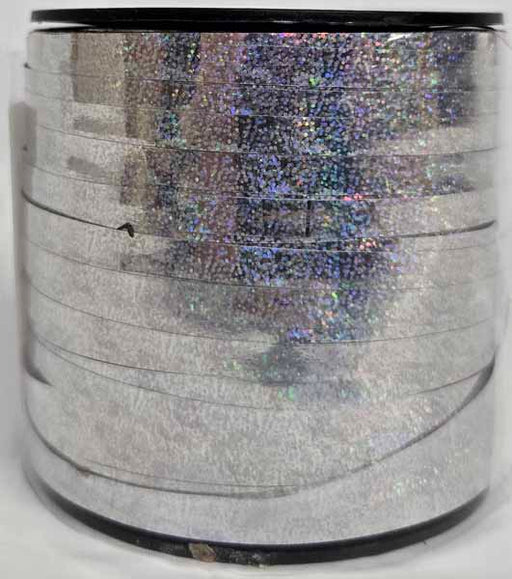 White Iridescent Curling Ribbon, 250 Yards