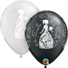 Elegant Bridal Shower 11-Inch Latex Balloons, 50 Count