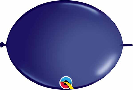 Qualatex Navy 12-Inch QuickLink Latex Balloons, 50 Count