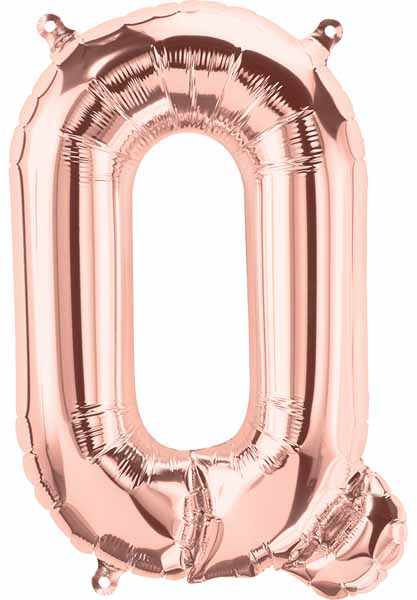 34-Inch Rose Gold Letter Q Balloon