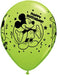 11" ASSORTED MICKEY MOUSE BDAY 25/BAG