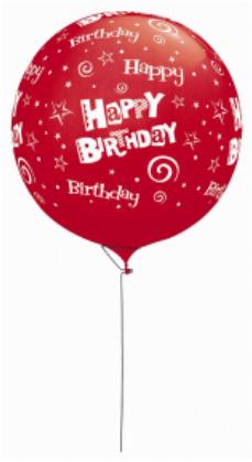 STAND A BALLOON MED UP TO 24" (MIN 10)