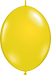 Qualatex QuickLink 12-Inch Citrine Yellow Latex Balloons, 50 Pack
