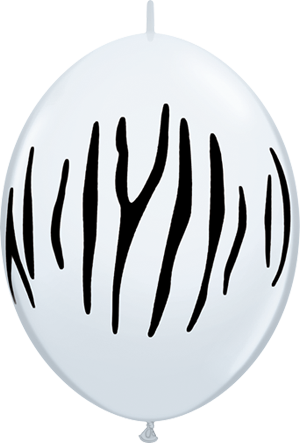 ZEBRA STRIPES WHITE 12" QUICKLINK 50/BAG